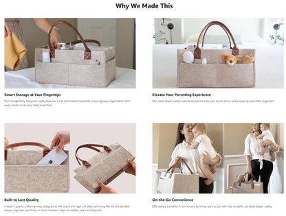 Nappy Nest™ Baby Caddy